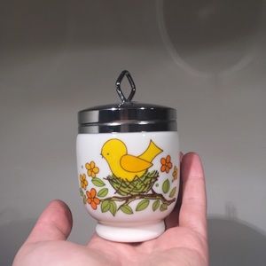 Vintage ceramic egg coddler / jar